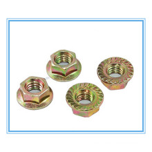 M3-M30 of Color Nuts with Zinc Plated Hex Flange